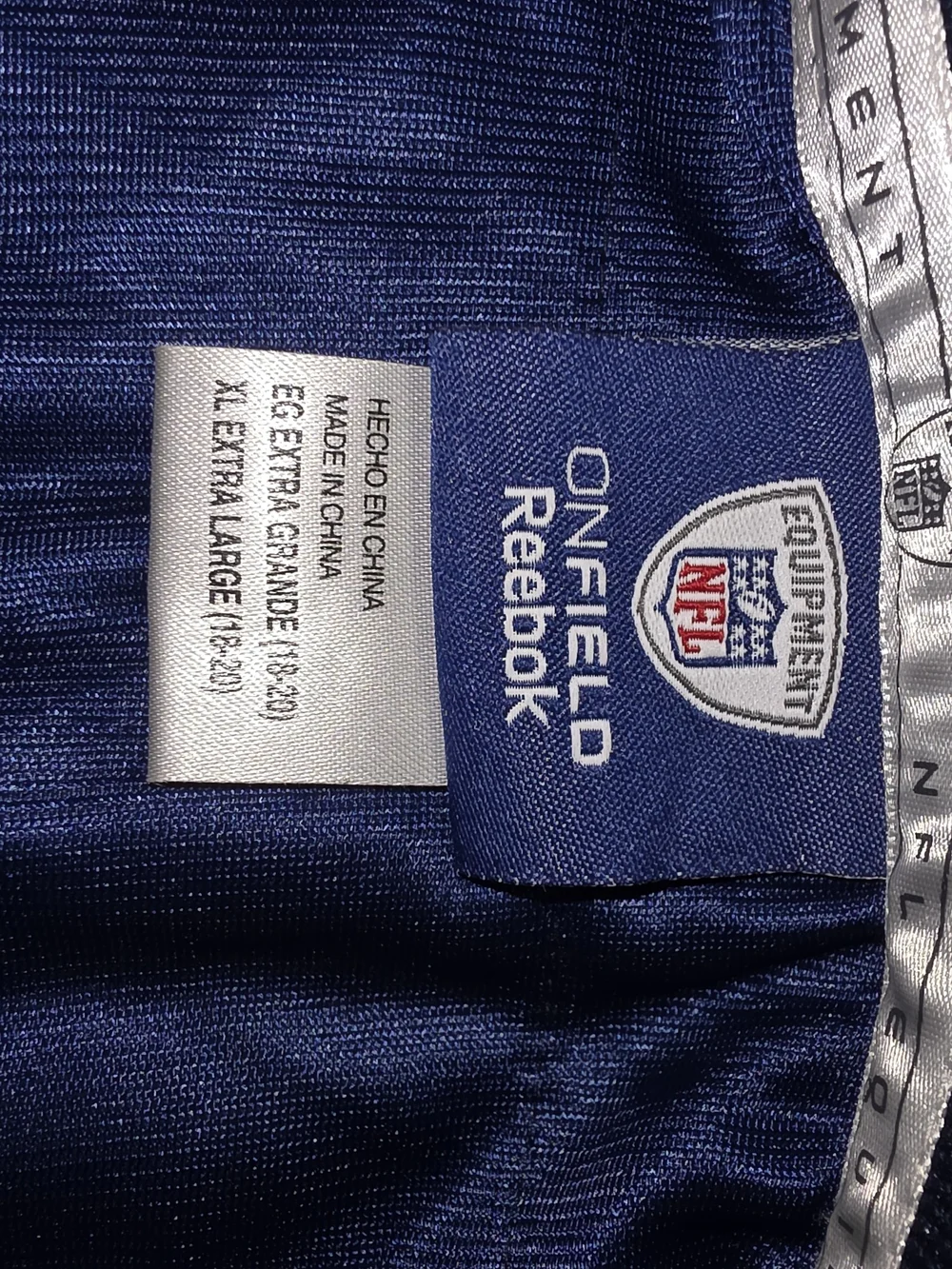 Wes Welker #83 Patriots Reebok On Field Jersey Youth XL +2 NFL